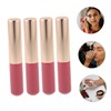 Baluue 4pcs Lipstick Applicators Portable Lip Brush for Precise Application