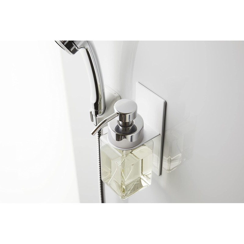 Yamazaki 5226 Magnetic Soap Dispenser Holder, Foaming Model, White, Approx.
