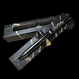 SpoonFromTheMoon King Charles III's coronation Gift, King Charles III pen with gift box, His Royal Majesty King Charles, His Royal Highness, King of England (Black Gift Box, Black)