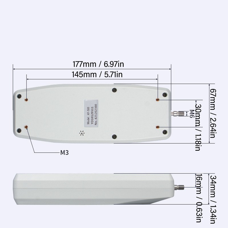Digital Force Gauge High Accuracy 500N 50kg 110bf 1800Oz Push
