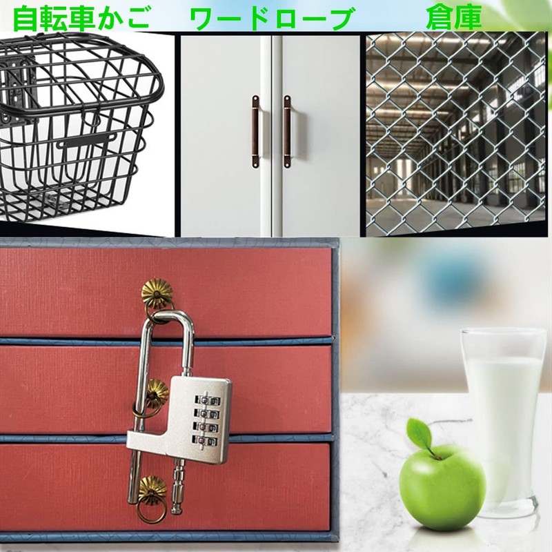 Tumecos Padlock, Password Lock, Dial, Numbered Lock, Security Gear Lock,