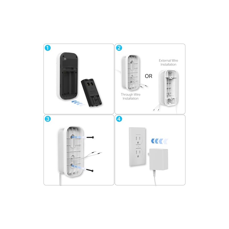 Chamberlain Group myQ Smart Garage Door Video Keypad Wired Power