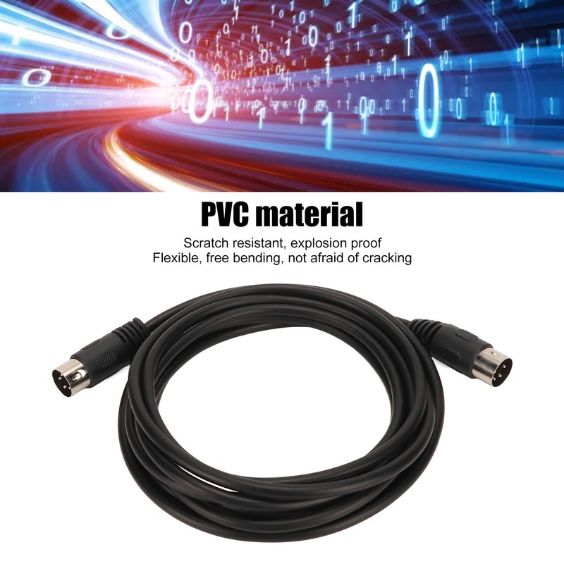 DIN 4 Pin Male to Male Cable Medical Wire Harness