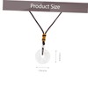 SUPVOX Luxury Crystal Pendant Necklace Fashion Stone Necklace for Women's
