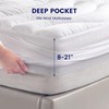 SLEEP ZONE Waterproof Mattress Topper Queen Size, Cooling Mattress Pad