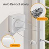 Mzzelry Retractable Heavy Duty Clothesline - Wall Mounted Indoor and