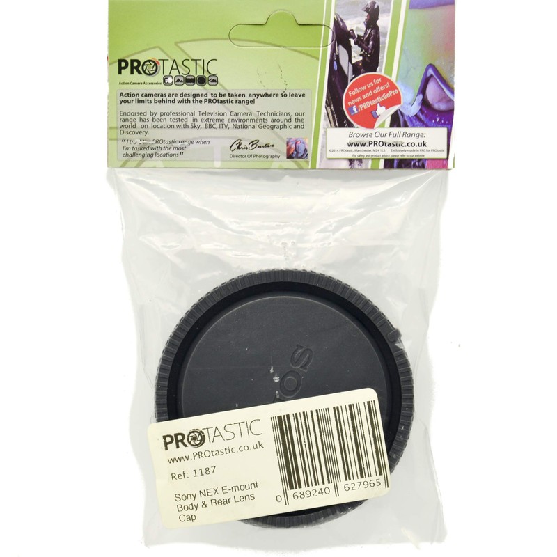 PROtastic Spare Replacement Rear E-Mount Lens Cap & Body Cap