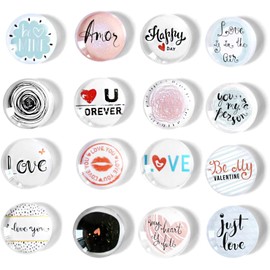 Cosylove Cute Crystal Glass Fridge Magnets for Office Cupboards, Whiteboards, Photos, Beautiful Decorative Magnets for Your Home
