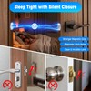 PHIXBEAR 2 Pairs Ultra-Thin Magnetic Cabinet Door Catch, No-Drill Adhesive
