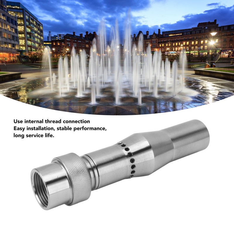 Multi Branch Fountain Nozzle Stainless Steel Spherical Joint Female Thread