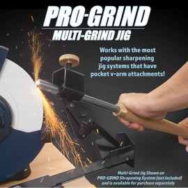 Peachtree Woodworking Supply Pro Grind - Plantilla de afilado múltiple con bloques de configuración para múltiples molinos de herramientas y para uso con sistemas de afilado que utilizan accesorios de