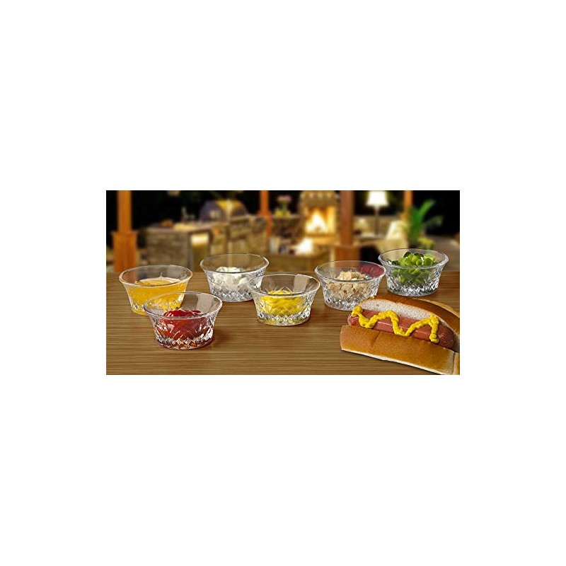 Godinger Bowl Set - Mini Crystal Prep, Dip, Dessert, Bar