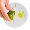 Cutting Board Acrylic Round Cutting Board Non Slip Transparent Chopping