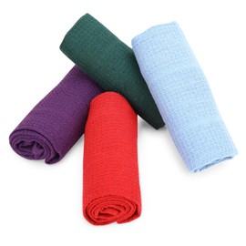 FORESIDE LIVING Kitchen Multicolored Towel, Set/4 with Cutting Board, Highly Absorbent, 80%/20% Polyester Cotton Kitchen Dish Towels - Reusable Cleaning Cloths - Super Absorbent - Machine Washable