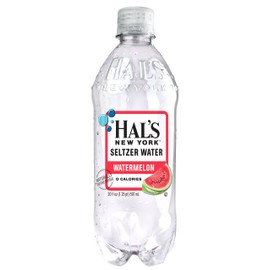 Hal's New York Seltzer Water Variety Flavor Pack, 20 ounces (24 Pack)