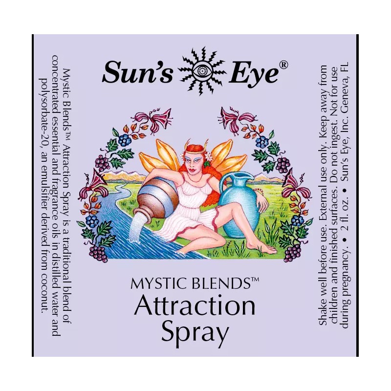 Sun's Eye Attraction Spray NEW 2 oz Bottle Ritual Mist