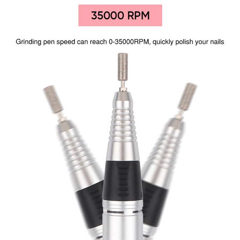 35000RPM Professional Nail Drill Machine Electric Nail Grinding Polisher Manicure