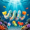 Playgro Ocean Adventure Twirly Whirly | Giocattolo Avvolgente e colorato