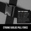 Gorilla Grip Heavy Duty 2 Pack Adjustable Luggage Straps for