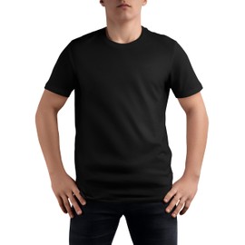 KGS Street Six T Shirts | Color : Black | Size : XX-Large | 1 Piece per Pack | Basic Unisex Tee Shirts for Men and Women Casual Wear