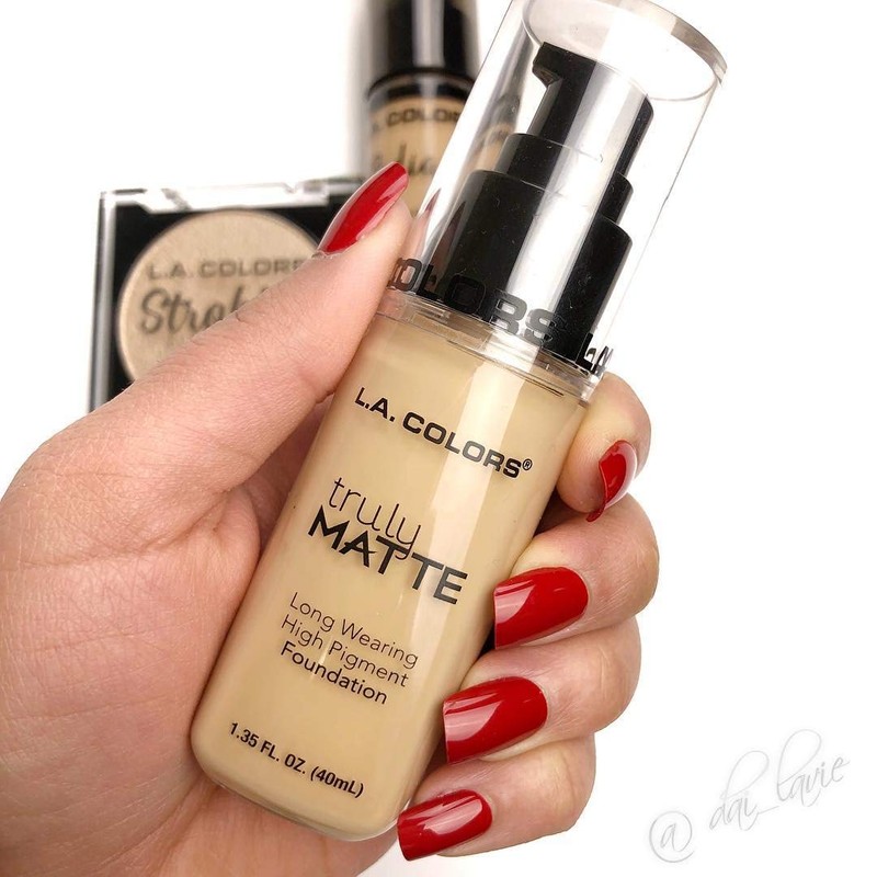 L.A. COLORS Truly Matte Foundation, Porcelain CLM351