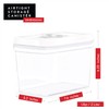 DWËLLZA KITCHEN Airtight Food Storage Containers with White Lids 2L