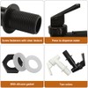 4 Sets Replacement Cooler Faucet, Spout for 5 Gallon Jug,