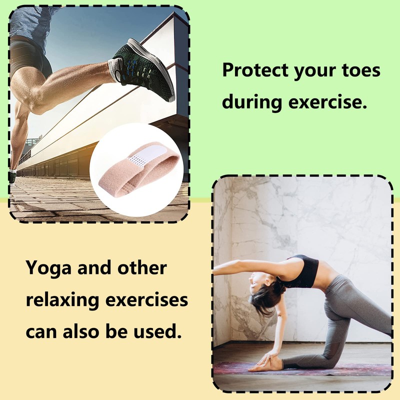 10 Pieces Hammer Toe Splint Bandage Hammer Toe Corrector Toe