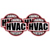 (x4) HVAC Trained & Certified Locker Magnet/Fridge Magnet Label Lunch