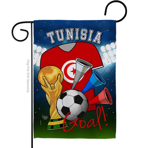 Ornament Collection World Cup Tunisia Soccer Garden Flag Sports Game