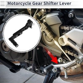 RATCHROLL Motorcycle Gear Shifter Lever for Suzuki V-Strom 250 2018-2023 Pedal Shift Lever Arm Black