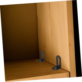 SEWOART 20Pcs Right Angle Brackets Corner Braces for Furniture Mounting Heavy Duty Brackets for Shelves Tables Desks and Cabinets Installation