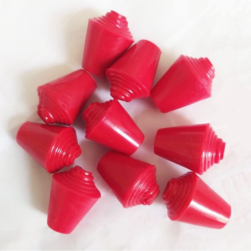 LEONARK Fencing Practice Sword Tips Foil/Epee Rubber Replacement Tips (for