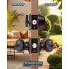 Brotima 4 Pack Keyed Alike Front Door Knob and Deadbolt