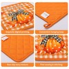 Arquiel Fall Pumpkin Gnome Oven Mitts and Pot Holders Sets