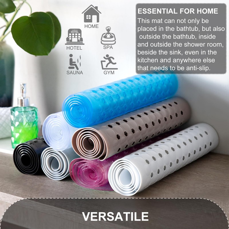 TEESHLY Bath Tub and Shower Mats, Non Slip 40 x