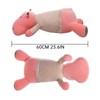 QUINTRA Two-in-one Cartoon Animal Pillow with Built-in Blanket, Dual Use