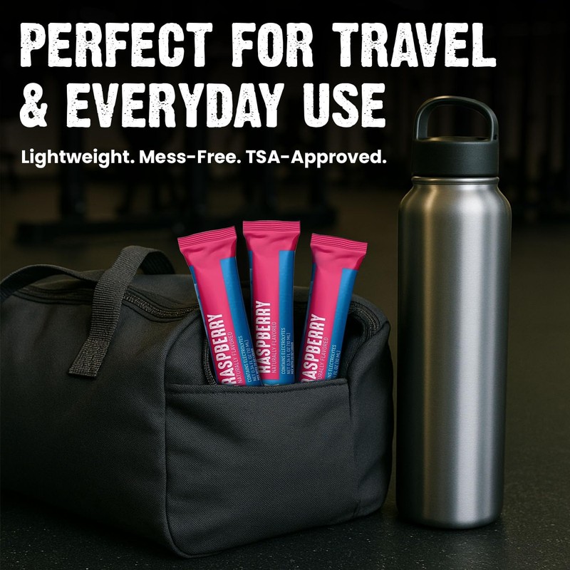 CardoMax Hydromax Electrolyte Drink Mix – Raspberry 15 Liquid Packets