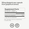 Momentous- Suplemento de Apigenina 50mg por Cápsula, 60 Recuento
