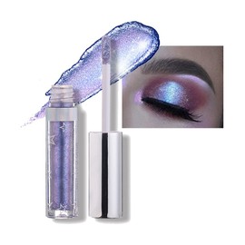 Cascaba - Sombra de ojos líquida metalizada, de larga duración, impermeable, brillante, con pigmentos, para maquillaje, lápices de ojos, delineadores de ojos, kit de delineador de ojos brillante