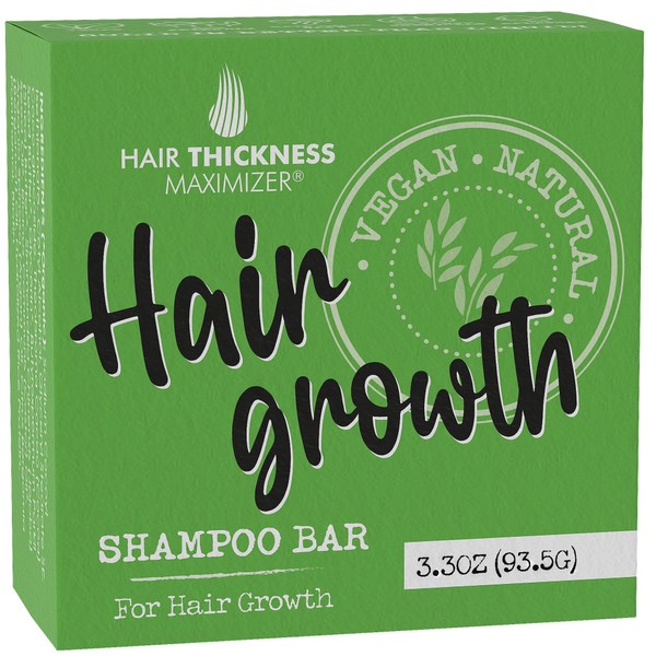 Hair Growth Shampoo Bar With Biotin, Rice Protein, Organic Jojoba.