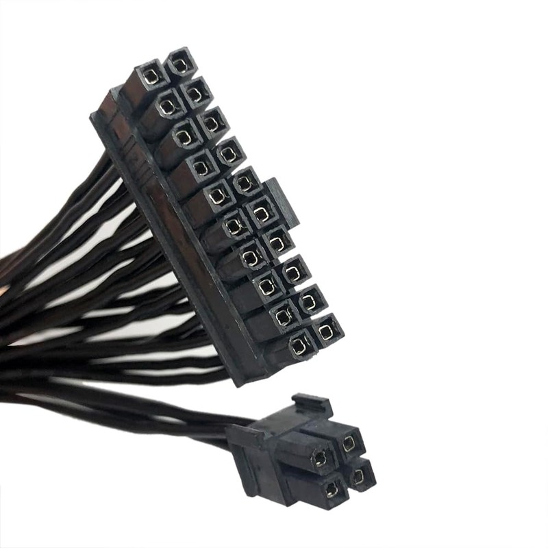 HSSDTECH ATX 24Pin to 20+4Pin Power Supply Cable PSU 20