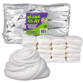 Maddie Rae Slime Clay (20 pk) Non-Toxic, No Mess Clay Foam Formula for Unique Creamy Butter Effects, Great for Arts & Crafts, Slime Glue Making Supplies, School Projects, Kids Gifts -Compare to Daiso