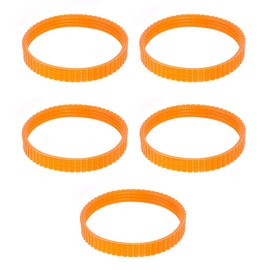 1900B Electric Planer Belt, Toothed Drive Belt Replacement, 9.6mm Width, Orange, Pack of 5