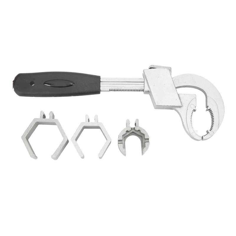 Multifunctional Sink Wrench Adjustable Spring Large Opening Faucet Spanner Plumbing