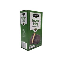 Clover Valley Thin Fudge Mint Cookies 9 Ounce Box