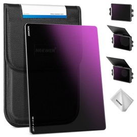 NEEWER ND2.1 (7 Stops) Square ND Filter, 4 x 5.65 Inch, Double-Sided 30 Multi Nano Coated Cinema Neutral Density Filter for NEEWER Matte Box, Compatible with Tilta, Compatible with SmallRig