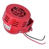 BERM Electric Motor Siren Alarm Mini Red Stainless Steel Shell