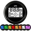 BYYOUIV 85mm Digital GPS Speedometer Odometer for Car, Boat, Motorcycle