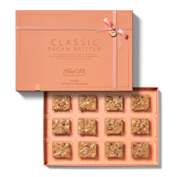 Ethel M Chocolates - Classic Pecan Brittle Collection, with Luxury
